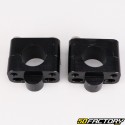 Handlebar risers 22mm to 28mm No End Black