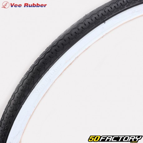 Pneu de bicicleta XNUMXxXNUMXC (XNUMX-XNUMX) Vee Rubber VRB  XNUMX lados brancos