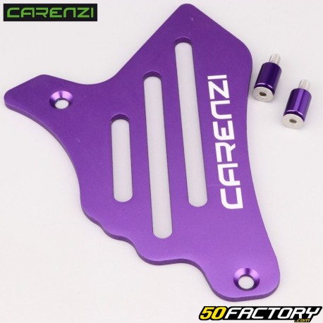 Aluminum sprocket cover AM6 minarelli Carenzi Evo purple