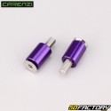 Aluminum sprocket cover AM6 minarelli Carenzi Evo purple