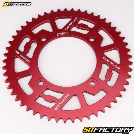 Rear sprocket XNUMX aluminum teeth XNUMX Beta  RR XNUMX Doppler  red