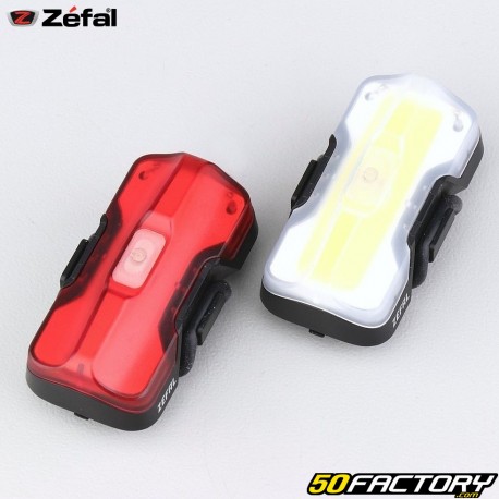 Zéfal rechargeable LED front and rear bike lights Vision  FXNUMX RXNUMX