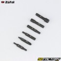 Tubeless bicycle tire puncture repair kit with &quot;braid&quot; wicks and Zéfal ZB multifunction toolar tool