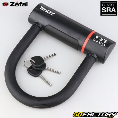 SRA approved U-lock Zéfal K-Traz U20S 110x132 mm