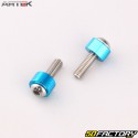 Rear brake master cylinder protection Artek turquoise blue