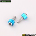 Rear brake master cylinder protection Carenzi Evo blue turquoise