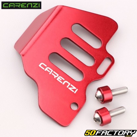 Rear brake master cylinder protection Carenzi Evo red