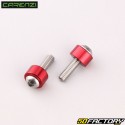 Rear brake master cylinder protection Carenzi Evo red