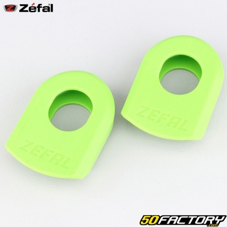 Protections de manivelles vélo Zéfal Crank Armor vertes