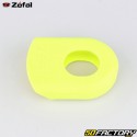 Protections de manivelles vélo Zéfal Crank Armor jaunes fluo