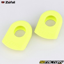 Protezioni pedivella bicicletta Zéfal Crank Armor giallo neon