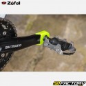 Protections de manivelles vélo Zéfal Crank Armor jaunes fluo