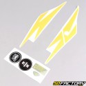 Decoration  kit Peugeot 103 RCX  X  Race gray and yellow