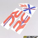 Decoration  kit Peugeot 103 RCX  X  Race blue and orange