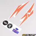 Decoration  kit Peugeot 103 RCX  X  Race blue and orange