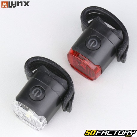 Lynx Hero Duo rechargeable LED front and rear bike lights