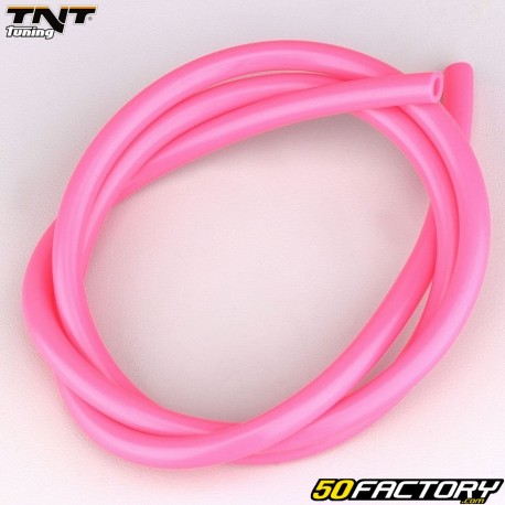 Mangueira de combustível Ø5x9 mm TNT Tuning rosa fluorescente (1 metro)