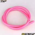 Mangueira de combustível Ø5x9 mm TNT Tuning rosa fluorescente (1 metro)