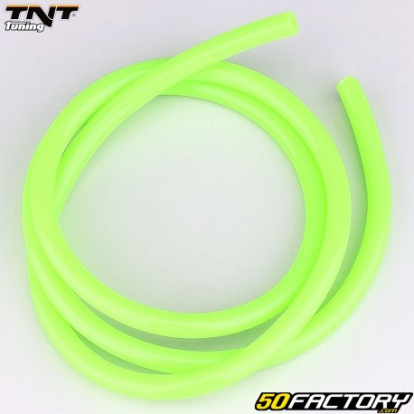 Mangueira de combustível Ø5x9 mm TNT Tuning verde fluorescente (1 metro)