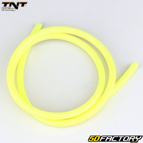 Manguera gasolina Ø5x9 mm TNT Tuning amarillo fluorescente (1 metro)