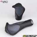 Lock-On Velo Ergogel D3 Black and Grey Ergonomic Bicycle Grips 140/92 mm