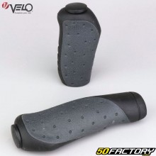 Punhos ergonômicos para bicicleta Velo Ergogel DXNUMX preto e cinza XNUMX/XNUMX mm