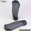 Punhos ergonômicos para bicicleta Velo Ergogel DXNUMX preto e cinza