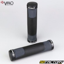 Lock-On Velo D3 Black and Grey Bike Grips