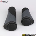 Velo Ergogel D3 Fix black and grey ergonomic bicycle grips 135/92 mm