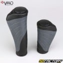 Velo Ergogel D3 Fix black and grey ergonomic bicycle grips 135/92 mm