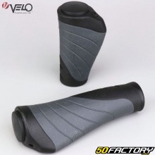 Punhos ergonômicos para bicicleta Velo Ergogel DXNUMX Fix preto e cinza XNUMX/XNUMX mm