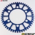 Couronne 48 dents alu 520 KTM SX, SX-F, EXC, Gas Gas MC-F... Scar (anti-boue) bleue