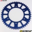 Couronne 48 dents alu 520 KTM SX, SX-F, EXC, Gas Gas MC-F... Scar (anti-boue) bleue