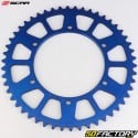 Rear sprocket XNUMX aluminum teeth XNUMX Gas Gas  EC XNUMX, Husqvarna TC XNUMX... Scar  (anti-mud) blue