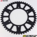 Rear sprocket XNUMX aluminum teeth XNUMX Suzuki  RM XNUMX, XNUMX, RM-Z XNUMX, XNUMX... Scar  (anti-mud) black