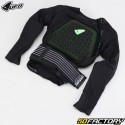 Children&#39;s long-sleeved MTB cycling protective jersey UFO Centurion Kid BV1 Bodyguard Black &amp; Green (CE Approved)