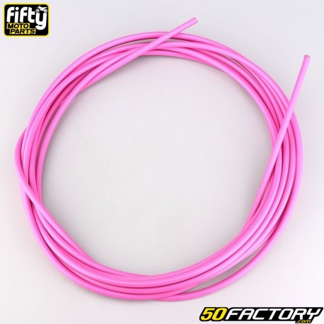 Gas cable sheath, starter, decompressor and pink brake 5 mm (5 meters) Fifty