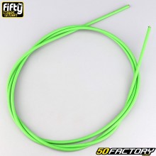 Gas cable sheath, starter, decompressor and brake fluorescent green 5 mm (2 meters) Fifty