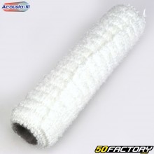 Exhaust silencer rock wool with XNUMXT Acousta-fil braided stainless steel fabric ØXNUMX/XNUMX mm XNUMX mm