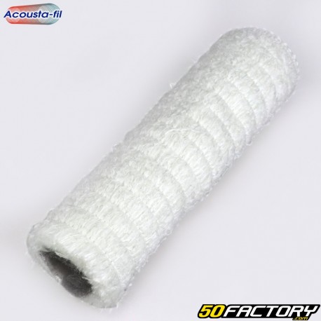 Exhaust silencer rock wool with XNUMXT Acousta-fil braided stainless steel fabric ØXNUMX/XNUMX mm XNUMX mm