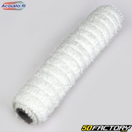 Exhaust silencer rock wool with woven stainless steel fabric XNUMXT, XNUMXT Acousta-fil ØXNUMX/XNUMX mm XNUMX mm