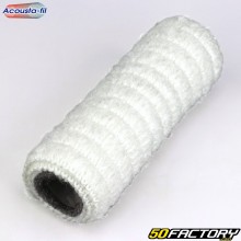 Exhaust silencer rock wool with woven stainless steel fabric XNUMXT, XNUMXT Acousta-fil ØXNUMX/XNUMX mm XNUMX mm