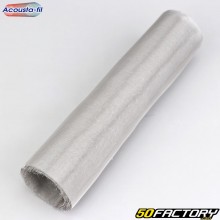 Stainless steel braided exhaust silencer fabric with stainless steel wool XNUMX Acousta-fil ØXNUMX/XNUMX mm XNUMX mm