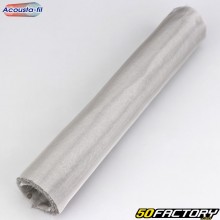 Stainless steel braided exhaust silencer fabric with stainless steel wool XNUMX Acousta-fil ØXNUMX/XNUMX mm XNUMX mm