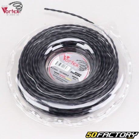 Black Vortex Nylon Coil XNUMXmm Brushcutter Line (XNUMXm spool)