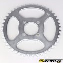 Rear sprocket 44 teeth steel 420 Yamaha DT MX,  DTR,  FS1, RD50... gray