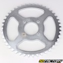 Rear sprocket 44 teeth steel 420 Yamaha DT MX,  DTR,  FS1, RD50... gray