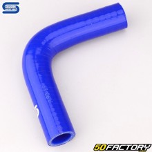 Durite silicone coudée 90° Ø19 mm Silicon Hoses bleue