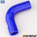 Durite silicone coudée 90° Ø28 mm Silicon Hoses bleue