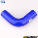 Durite silicone coudée 90° Ø28 mm Silicon Hoses bleue